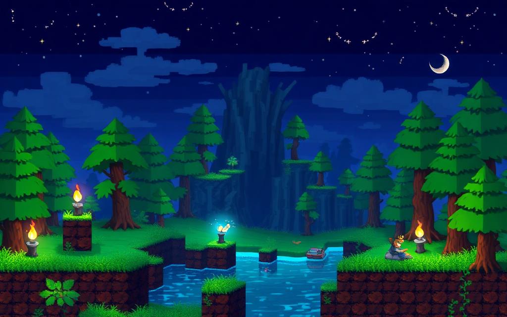 Atlas Survival pixel art artwork